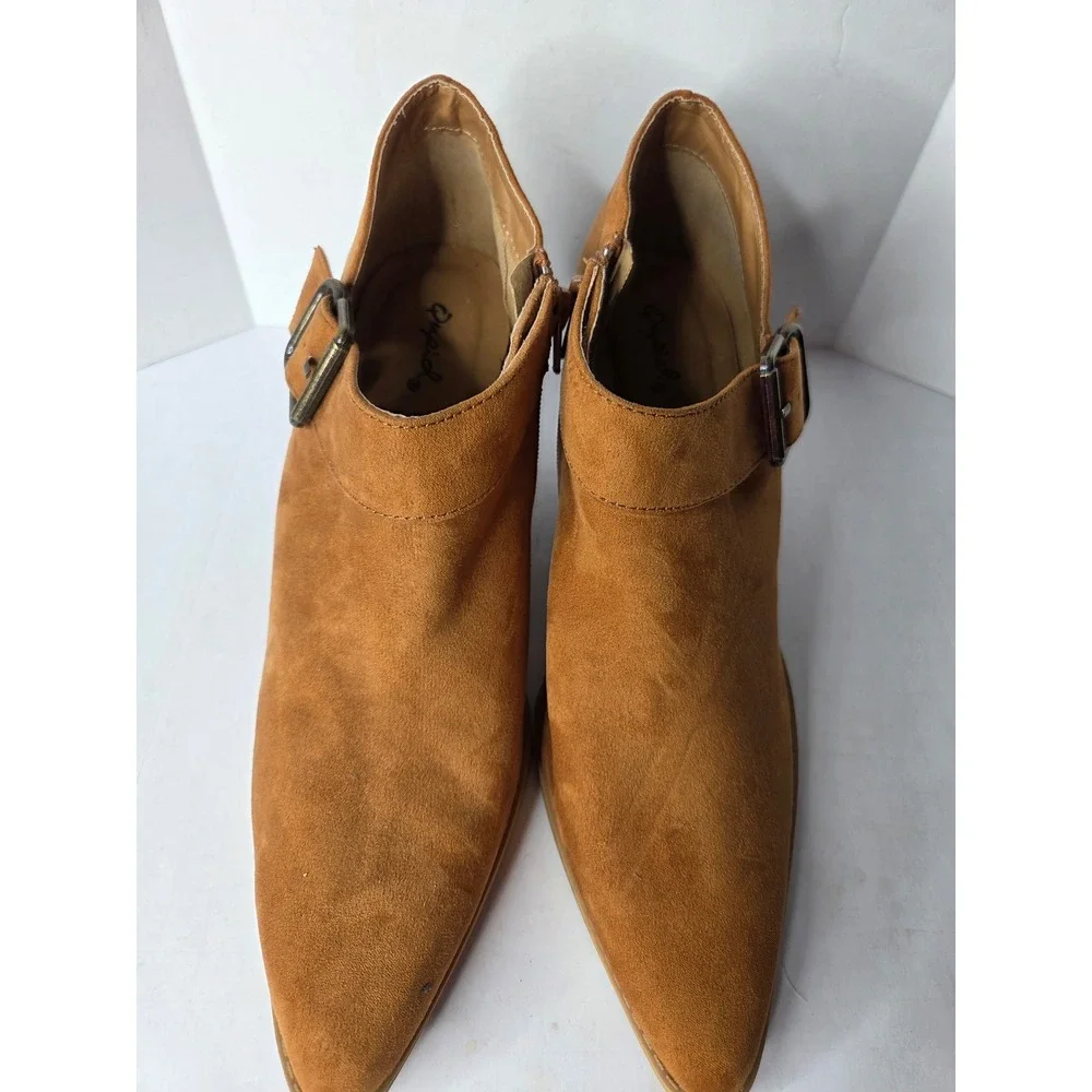 Qupid tan faux